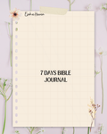 Free 7 Day bible journal
